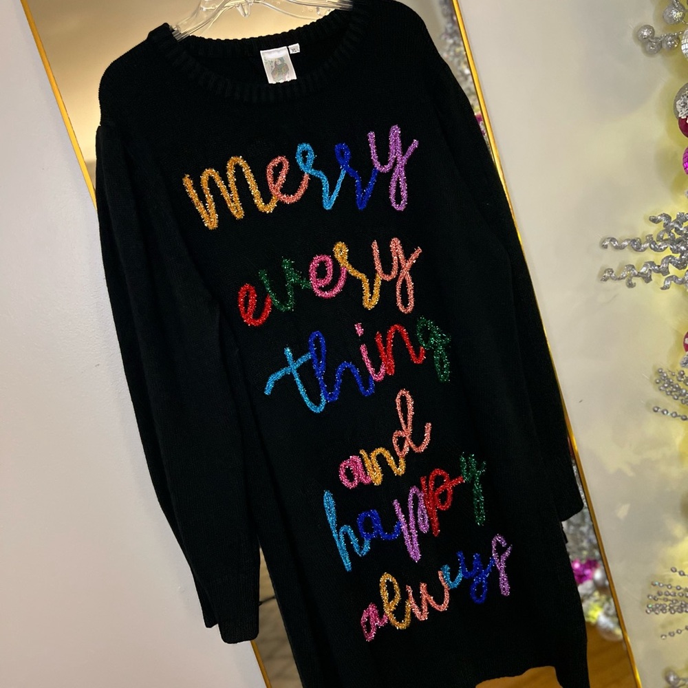 Queen of Sparkles Sweater Dress